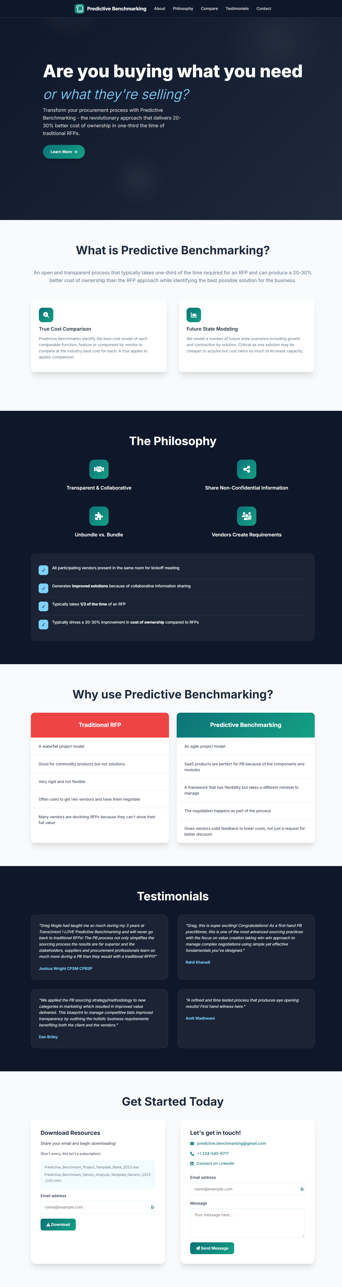 www.predictivebenchmarking.com